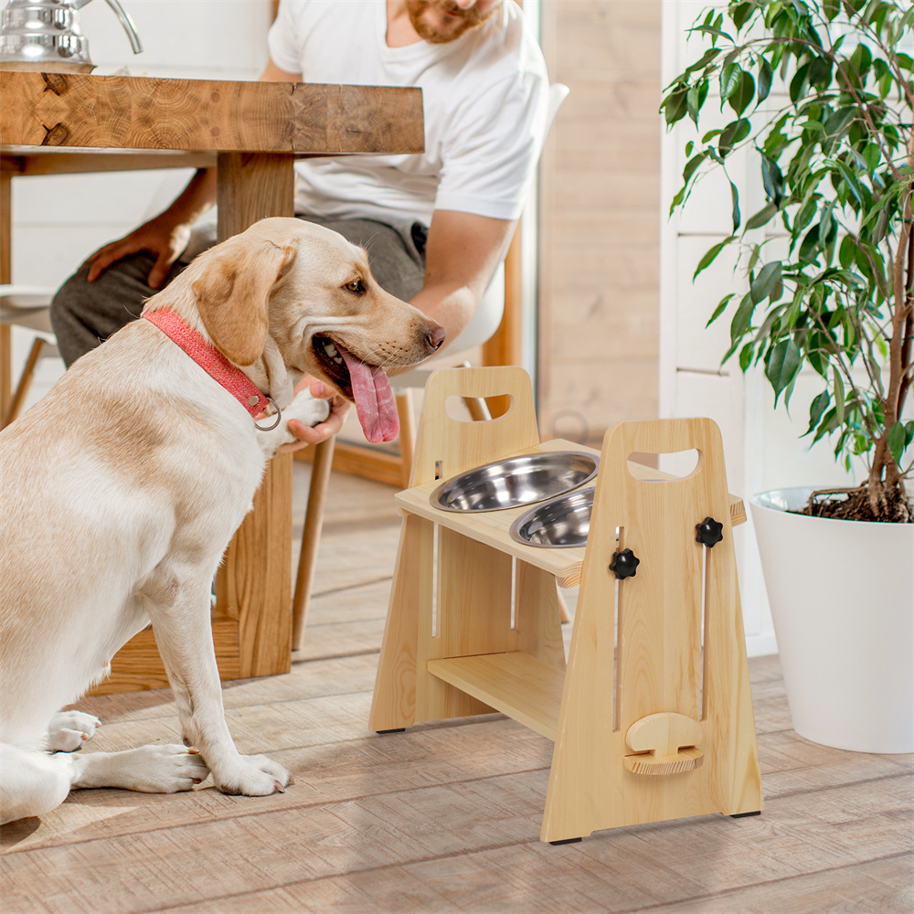 Royal Canin Food Medium - أوعية طعام مرفوعة للكلاب قابلة لتعديل