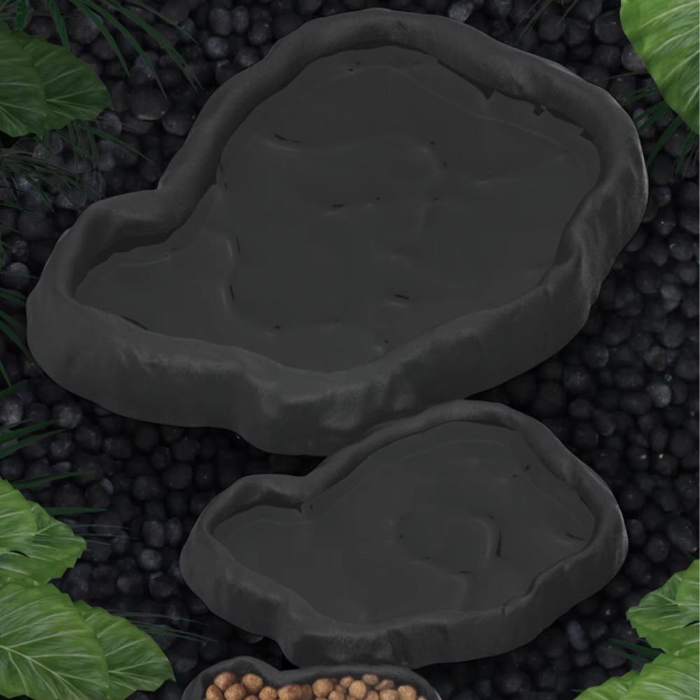 Water Dish Reptile - وعاء تغذية للزواحف من راتنج ABS