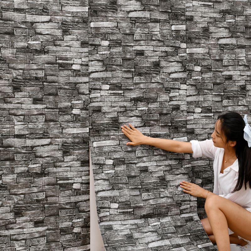 ثلاثية الأبعاد الطوب نمط لوحات - مراجعة Pvc Panel Background وسعره