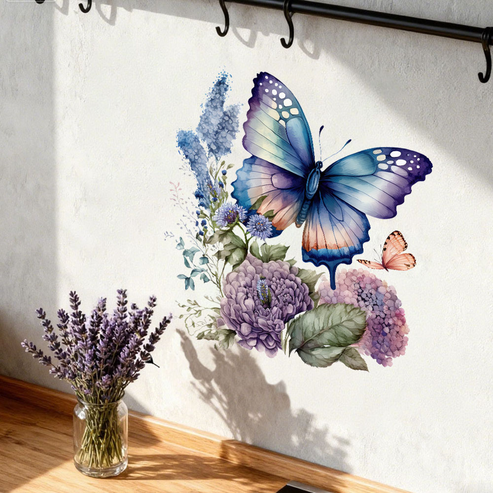 ملصقات جدارية على شكل فراشات و - مراجعة Pvc Panel Background وسعره