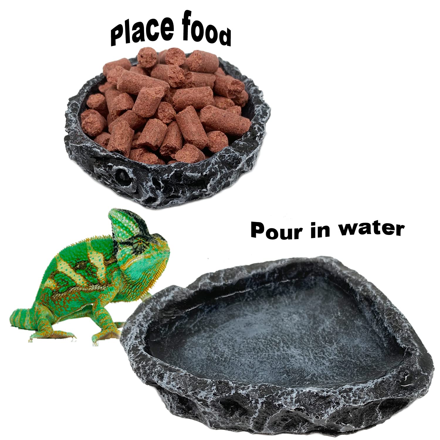وعاء طعام وزاوية مياه للزواحف، - مراجعة Water Dish Reptile وسعره