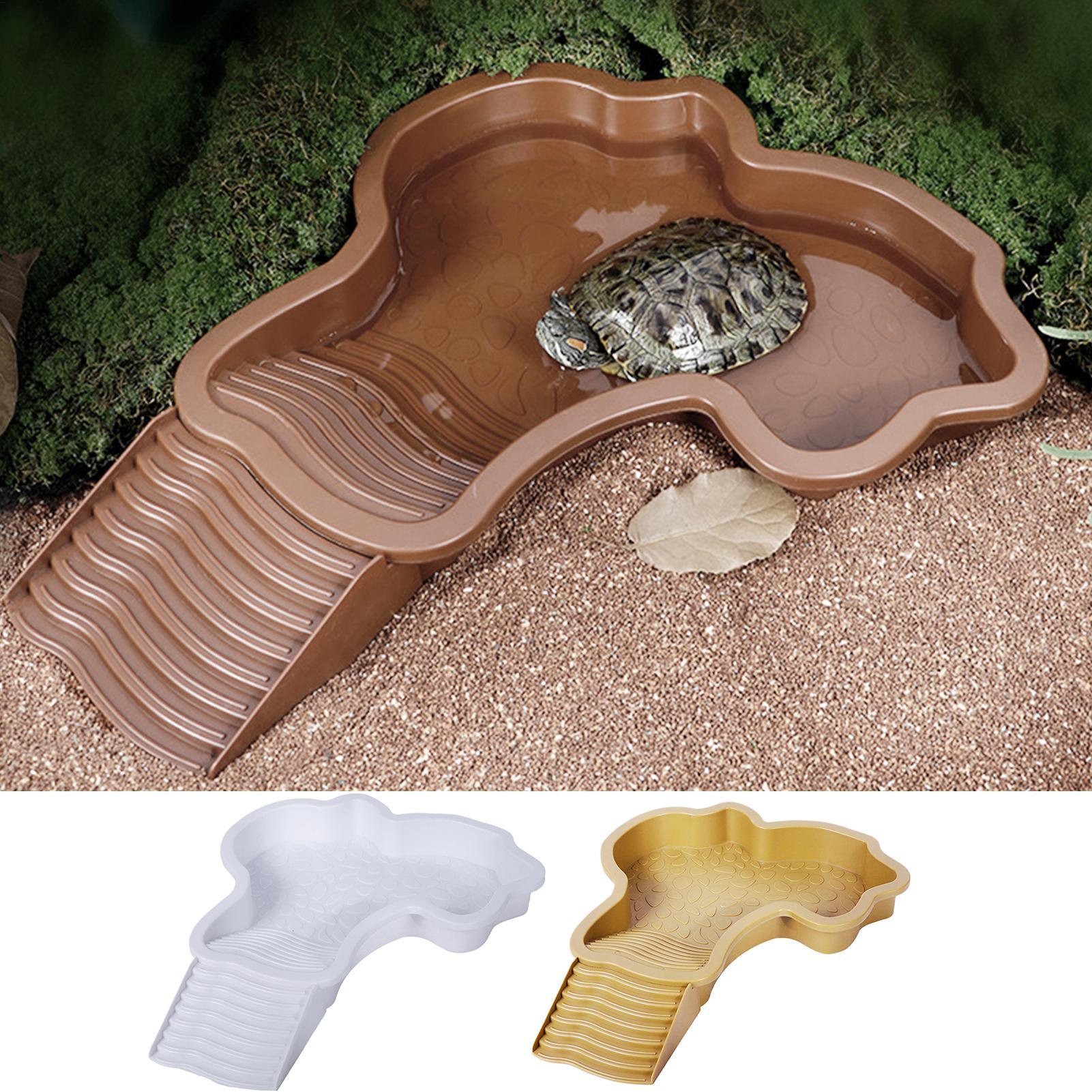 حمام سباحة للزواحف مع منحدر سل - مراجعة Water Dish Reptile وسعره