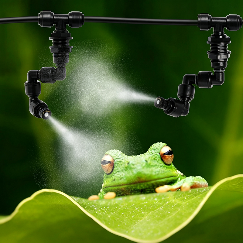1 قطعة رشاش ضباب دوار 360 درجة - مراجعة Misting Nozzle Reptile وسعره