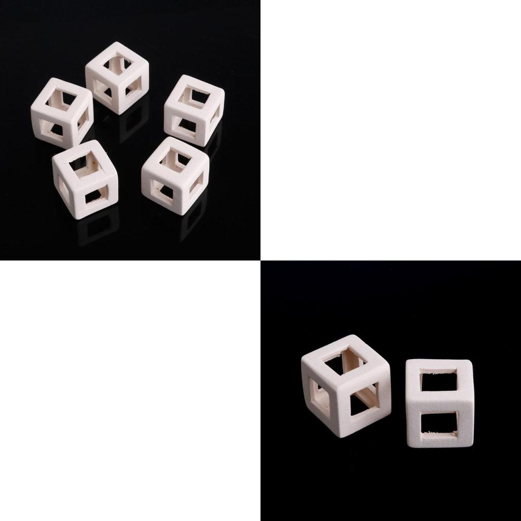 حوض السمك الديكور مكعب كهف الس - مراجعة Hide Cave Ceramic وسعره