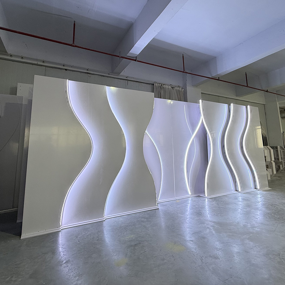 خلفية منصة فعاليات جديدة من FS - مراجعة Pvc Panel Background وسعره