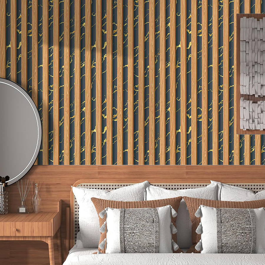 ورق جدران لاصق ذاتيًا بنمط شبك - مراجعة Pvc Panel Background وسعره