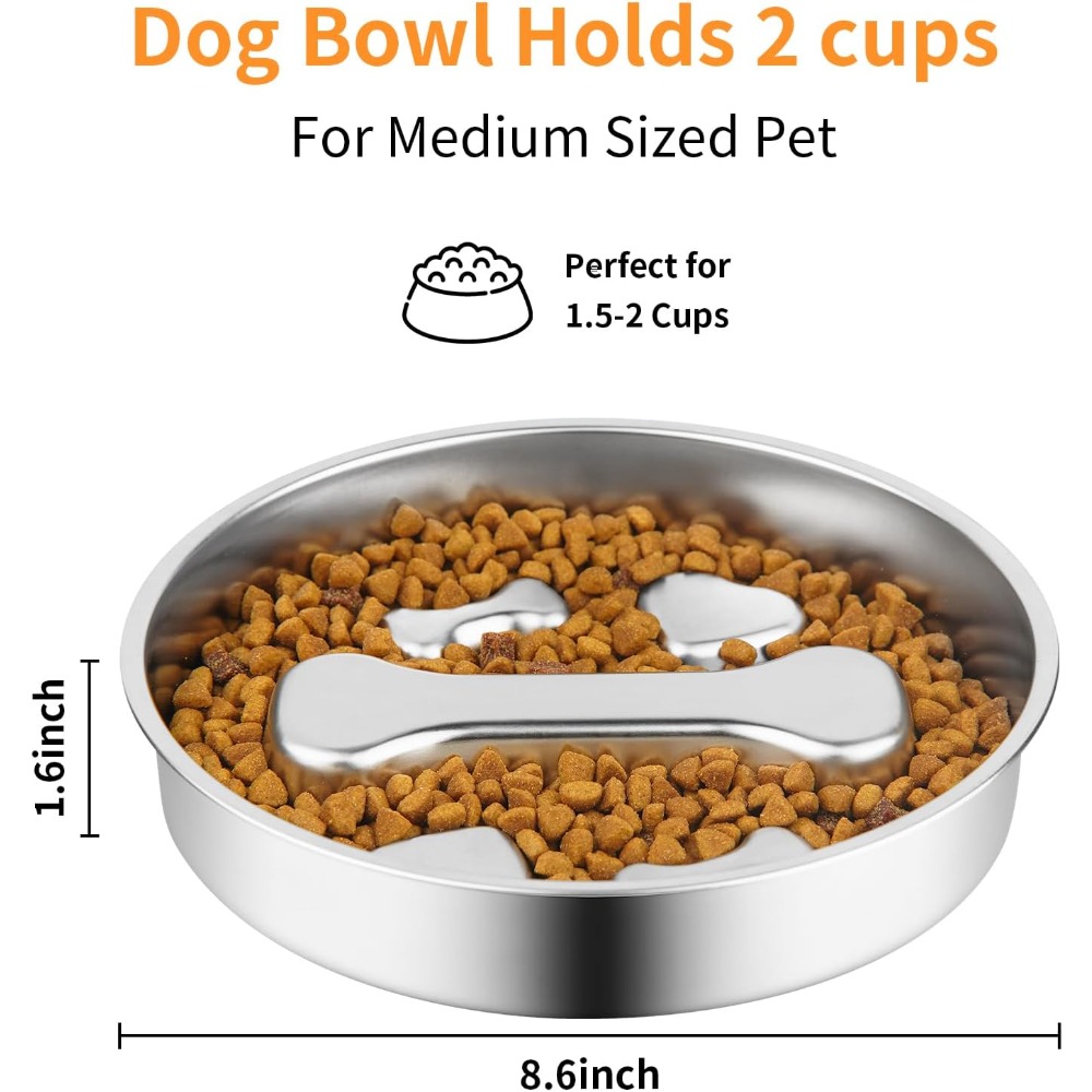 وعاء طعام للكلاب بطيء التناول  - مراجعة Royal Canin Food Medium وسعره